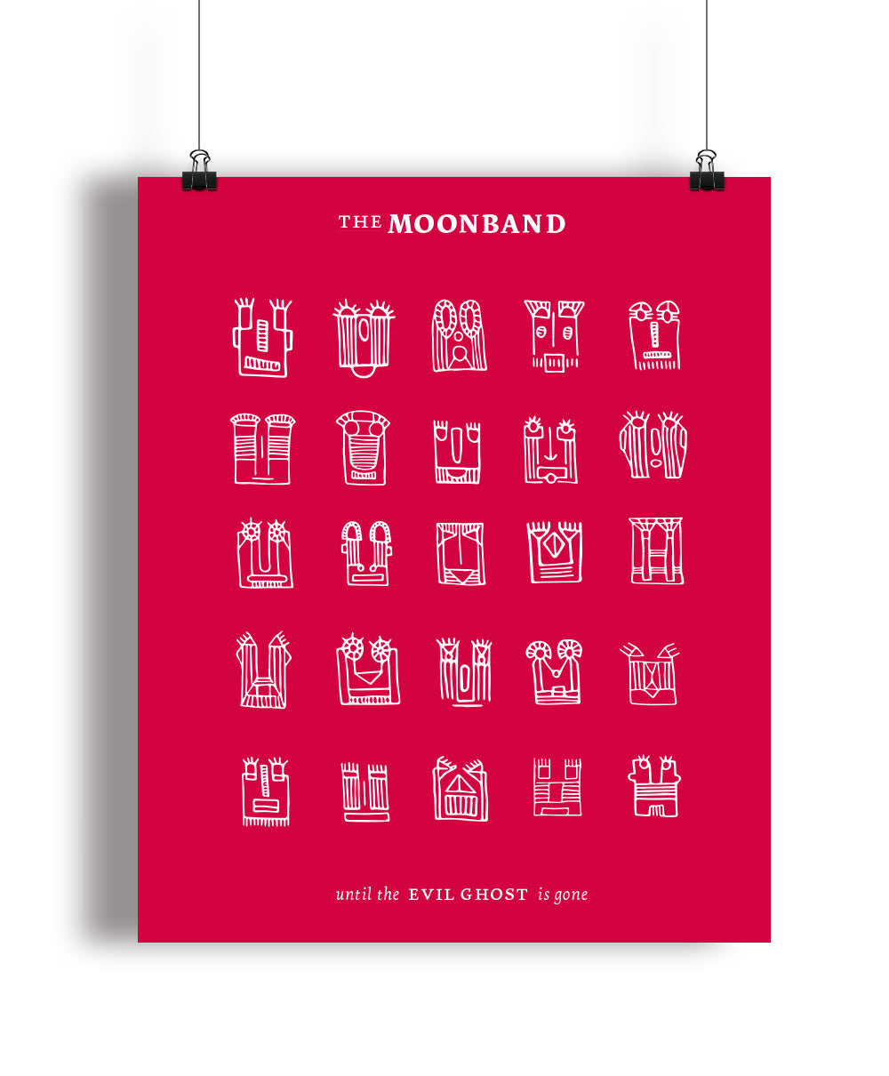 Poster "Evil Ghost" - red