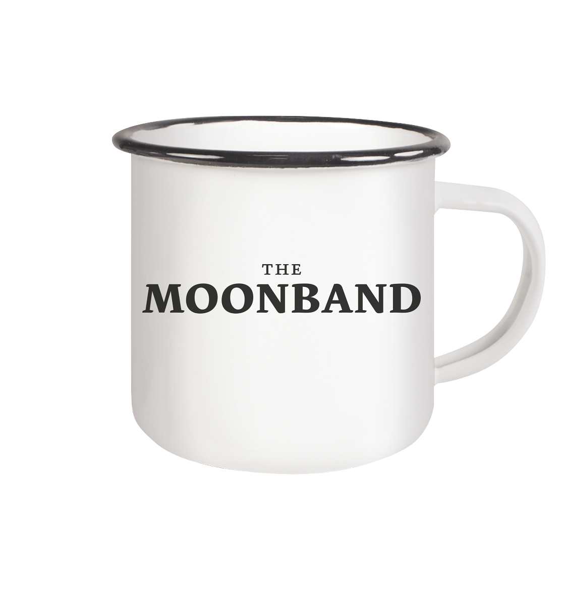 Classic Light - Enamel Mug (Black)