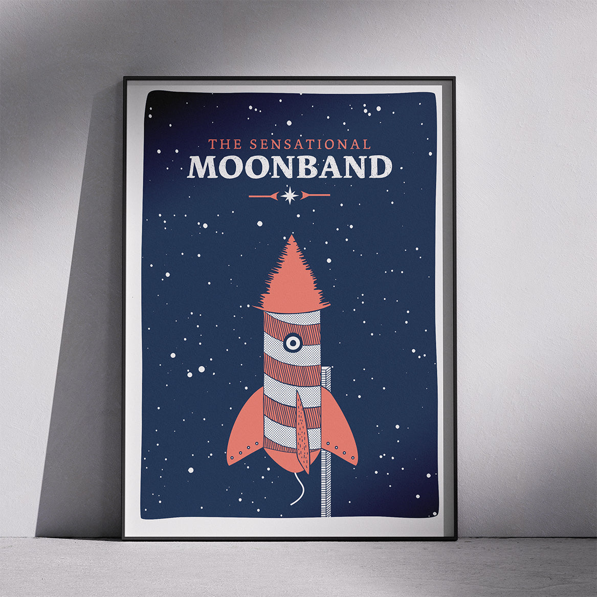 screen-printed poster "Rocket"